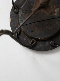 antique Victorian twist leg stool