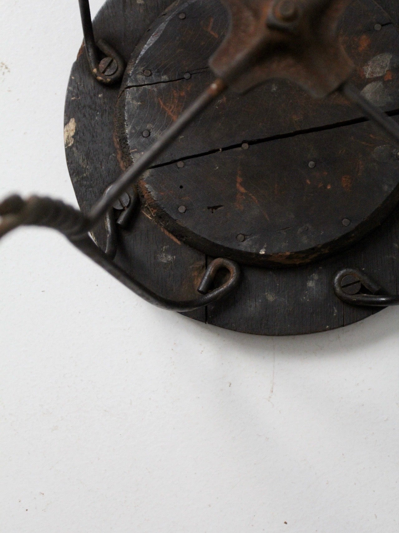 antique Victorian twist leg stool