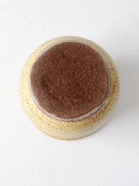 vintage studio pottery vase