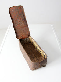 rustic handmade vintage toolbox