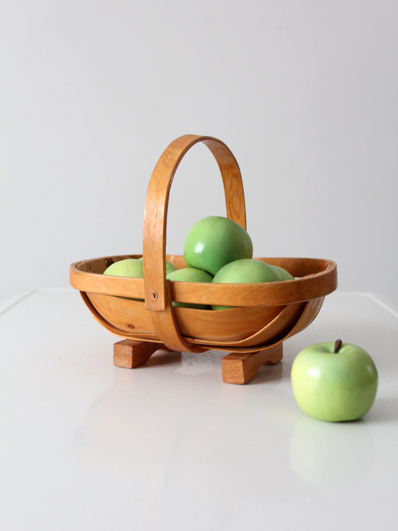 vintage bentwood basket