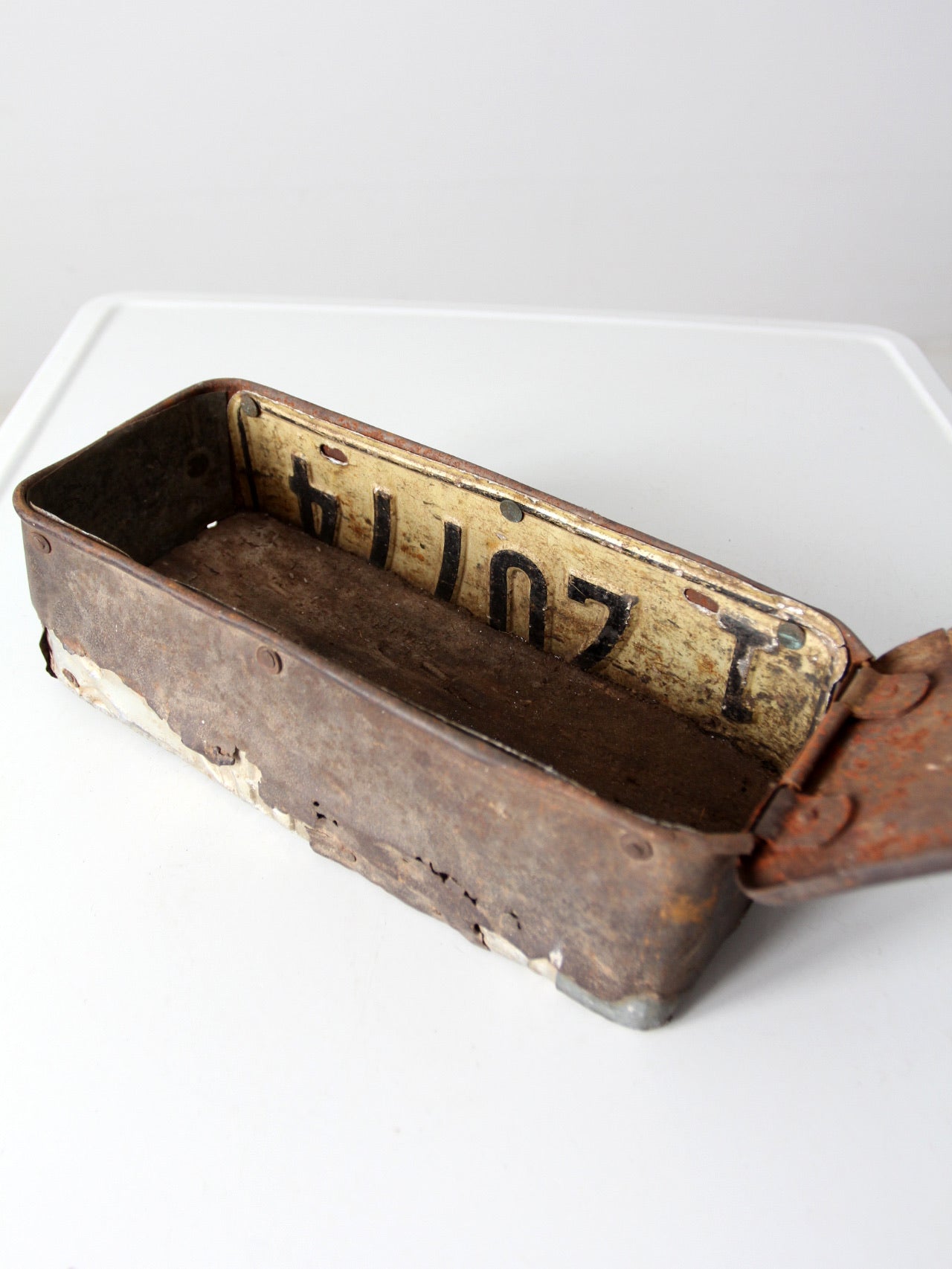 rustic handmade vintage toolbox