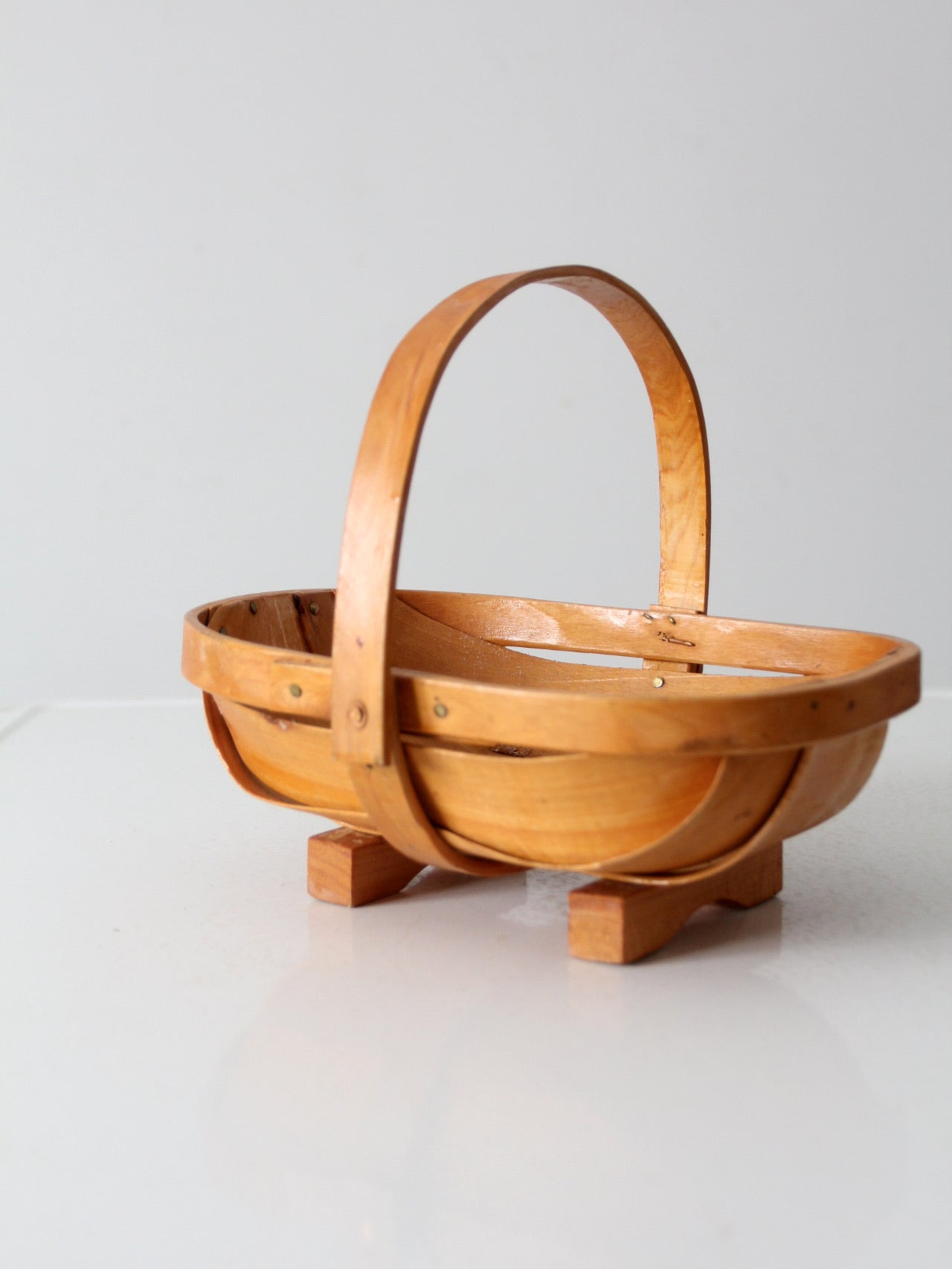 vintage bentwood basket