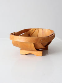 vintage bentwood basket