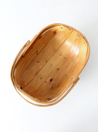 vintage bentwood basket