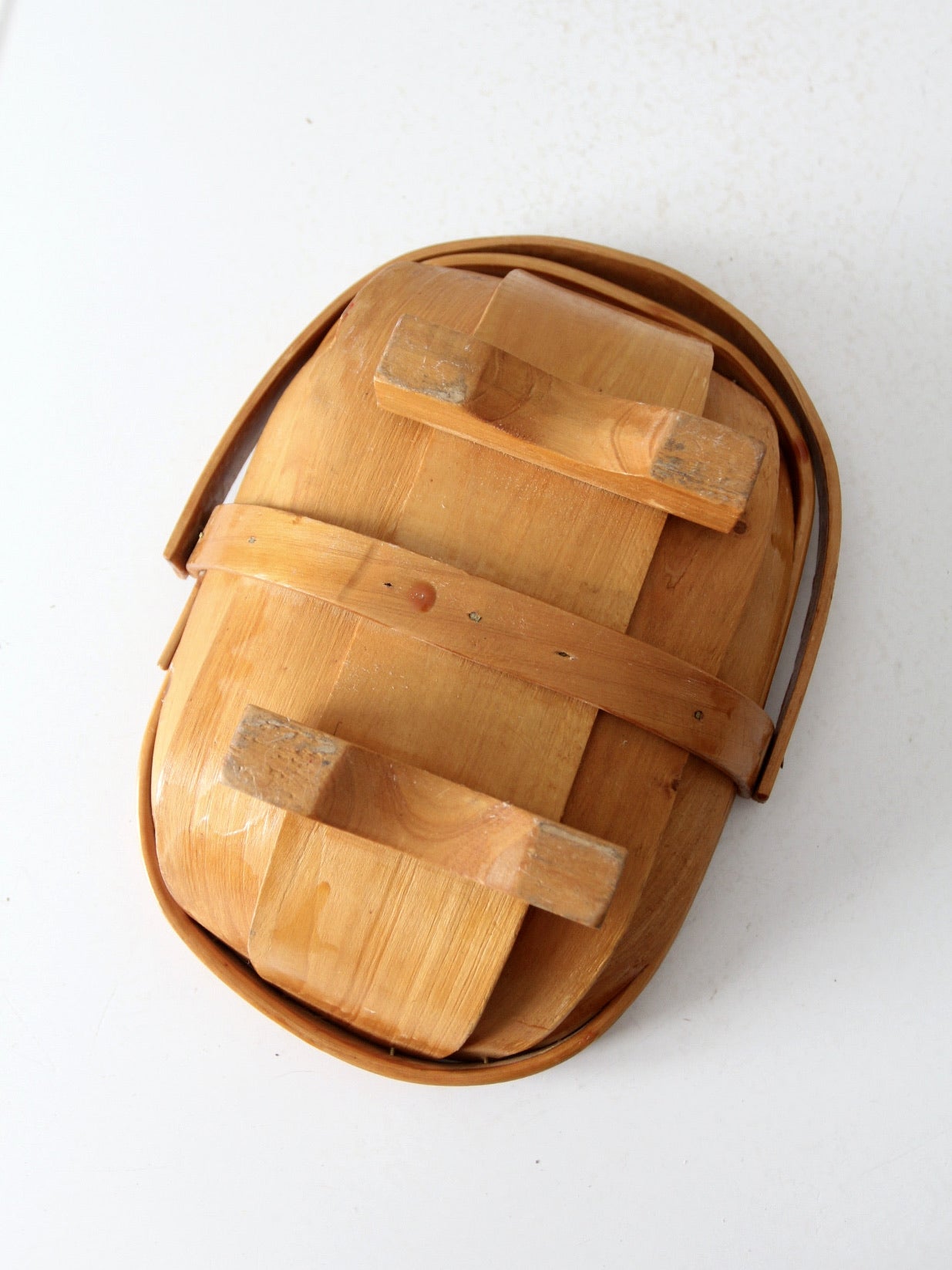 vintage bentwood basket