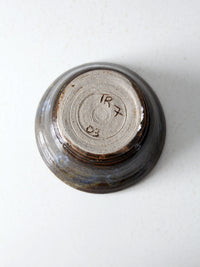 vintage studio pottery bowl