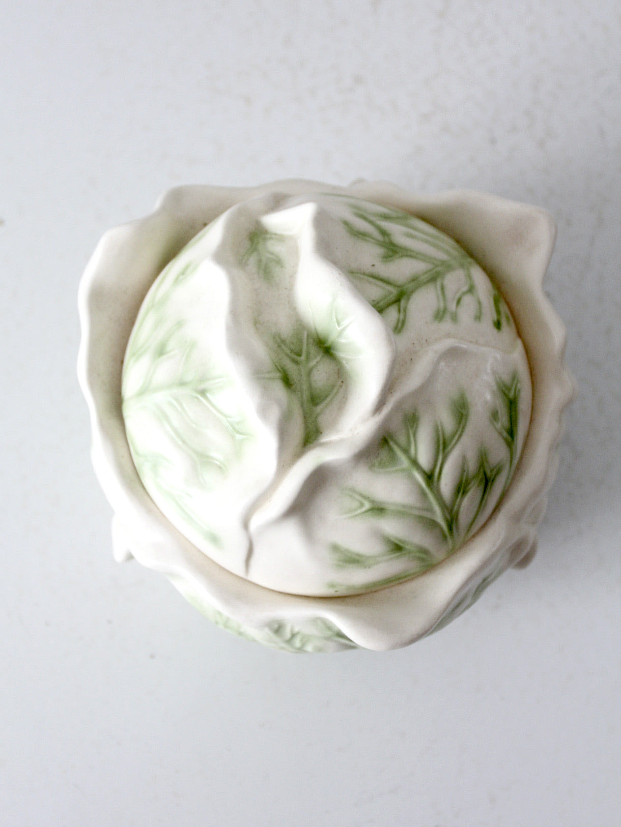 vintage Holland Mold cabbage bowl with lid