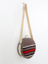 vintage saddle blanket canteen