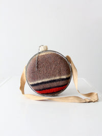 vintage saddle blanket canteen