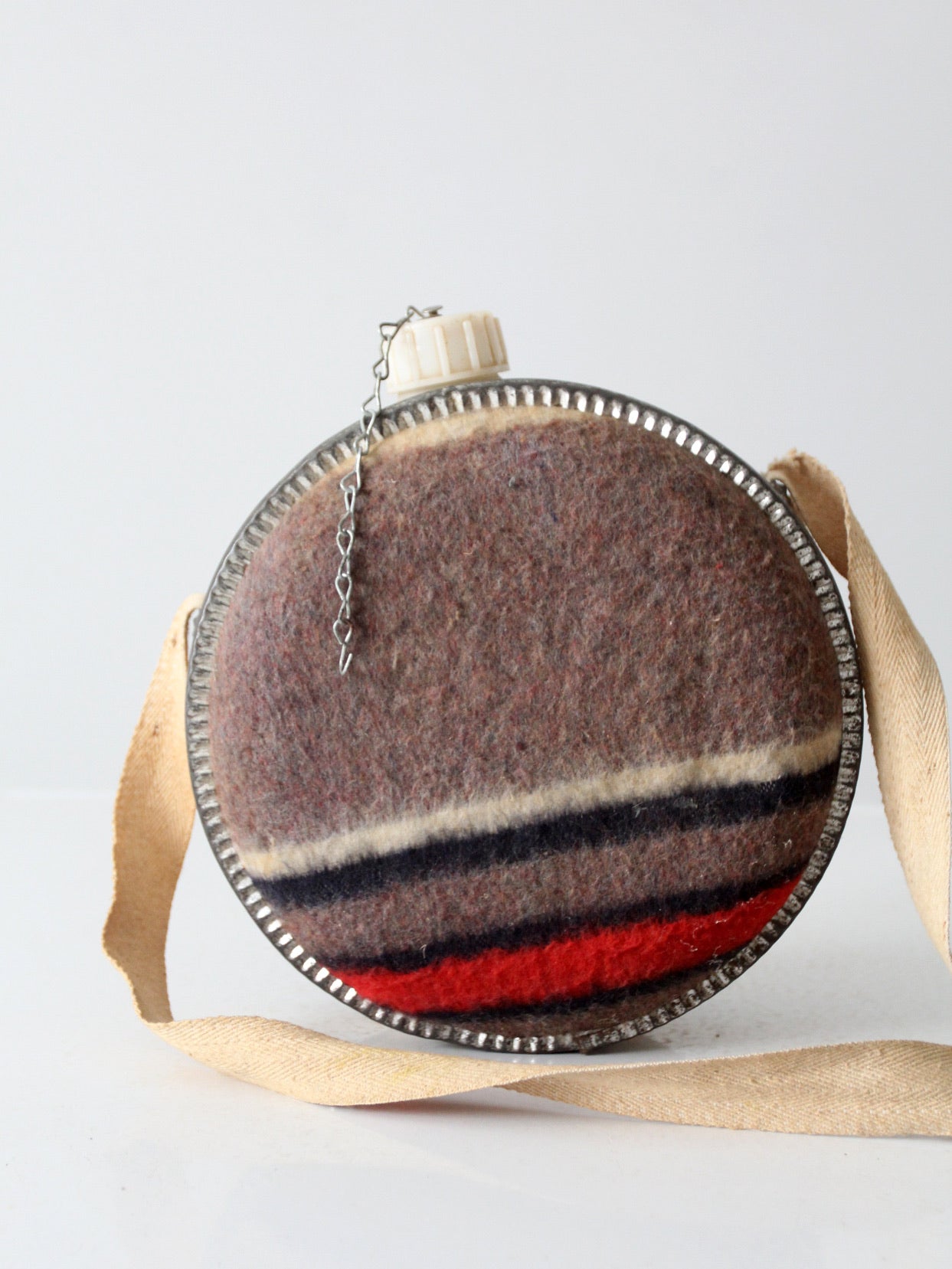 vintage saddle blanket canteen