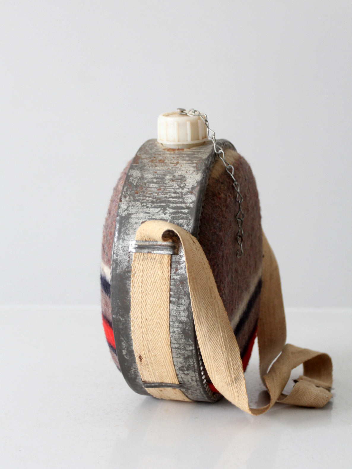 vintage saddle blanket canteen
