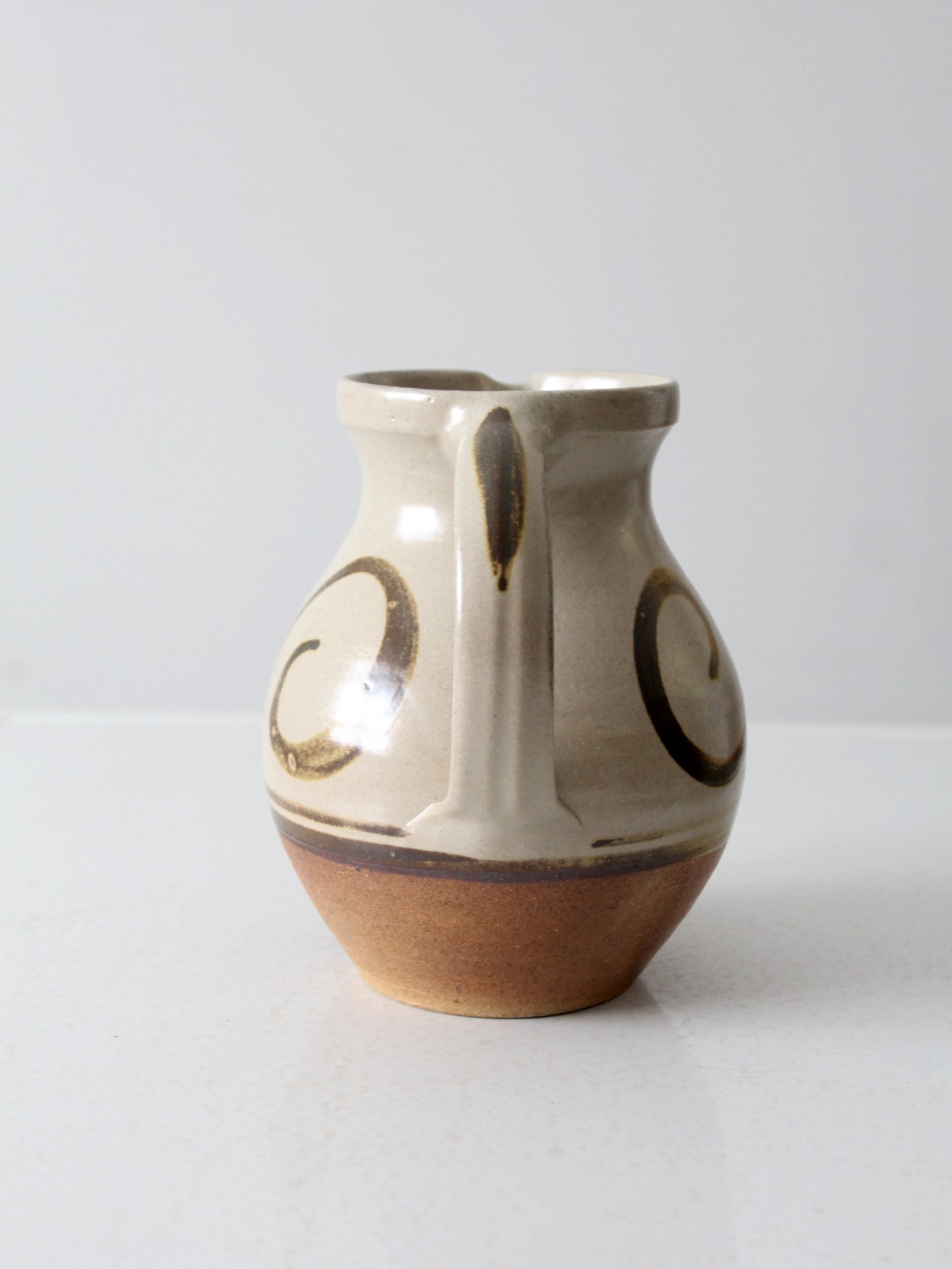 vintage studio pottery pitcher