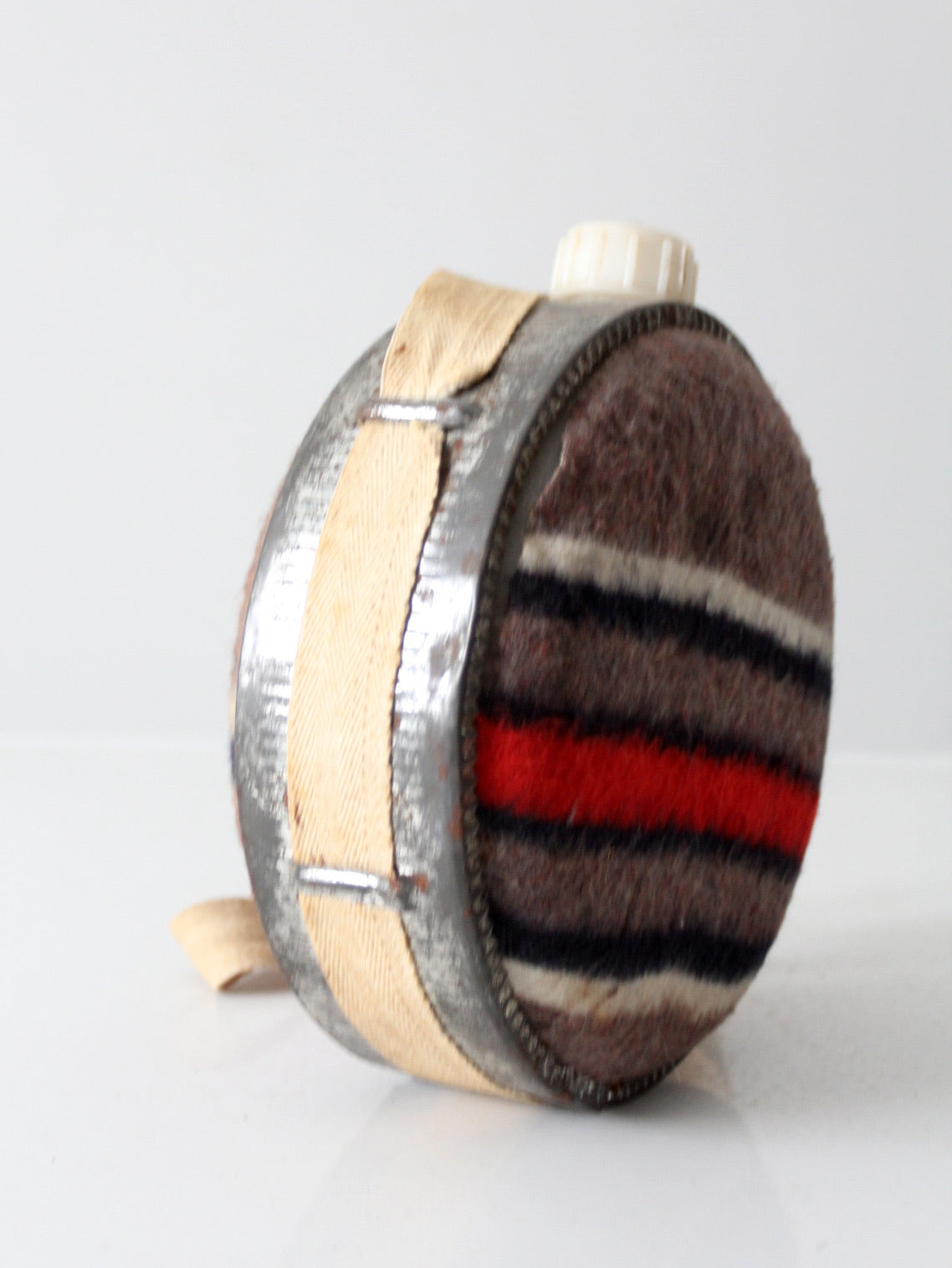 vintage saddle blanket canteen