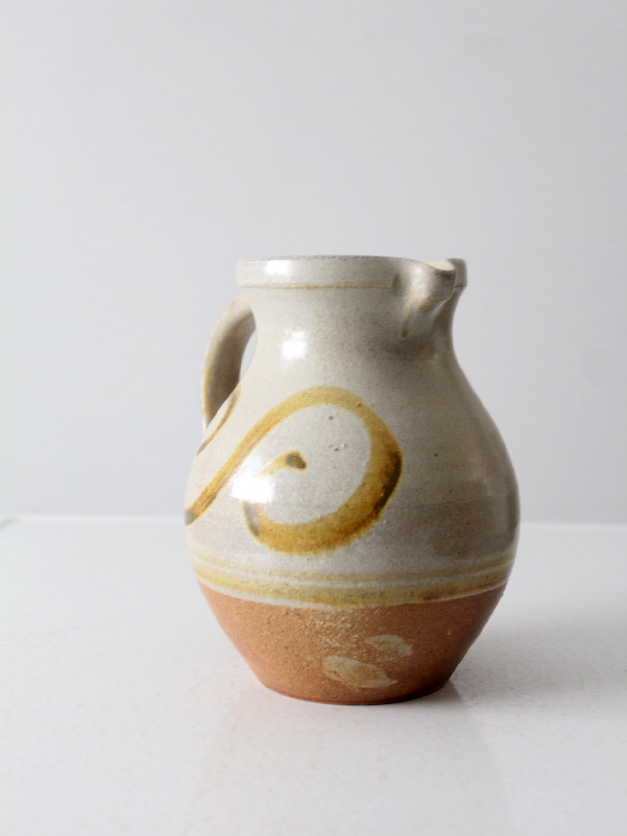 vintage studio pottery pitcher