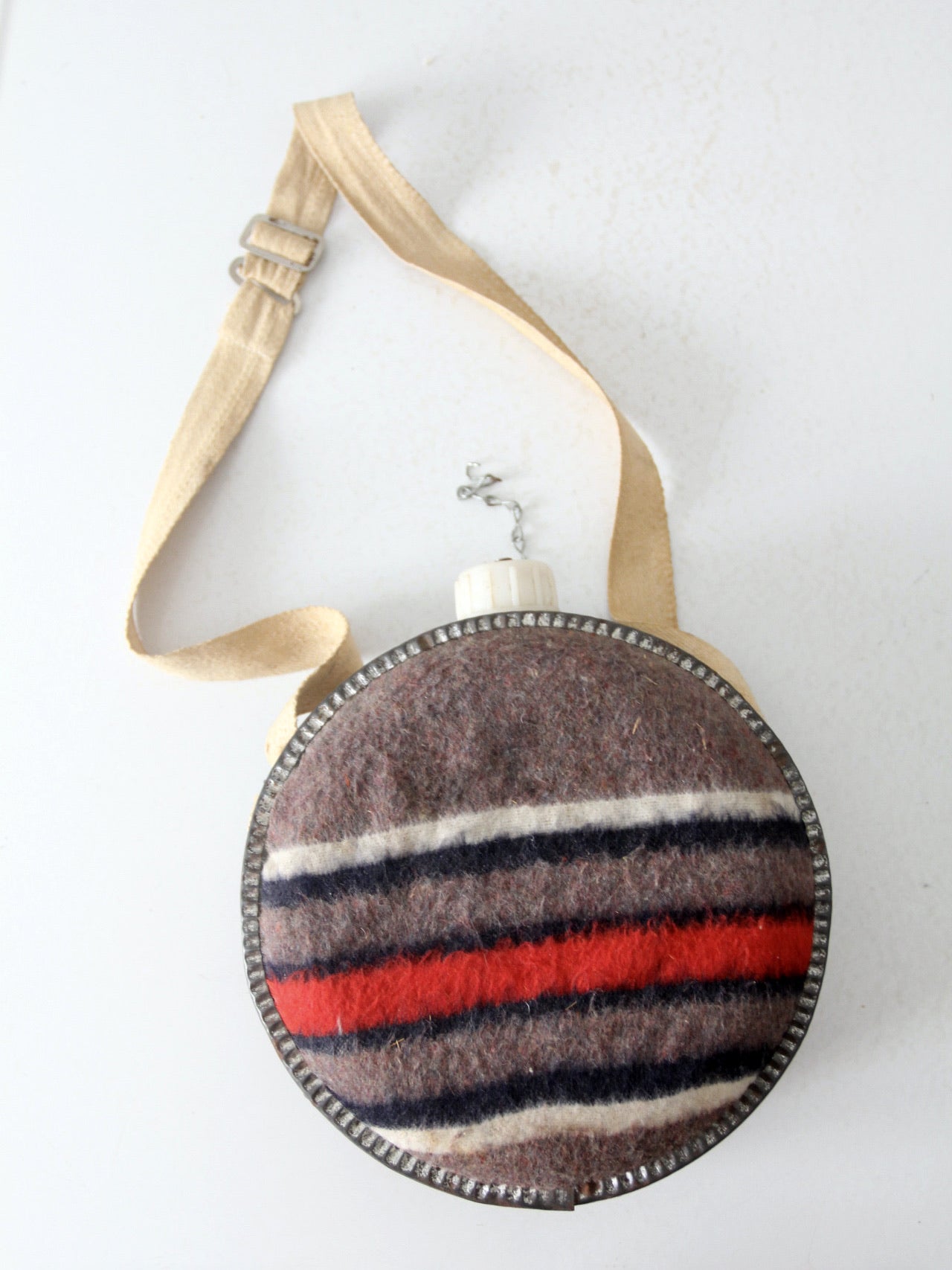 vintage saddle blanket canteen