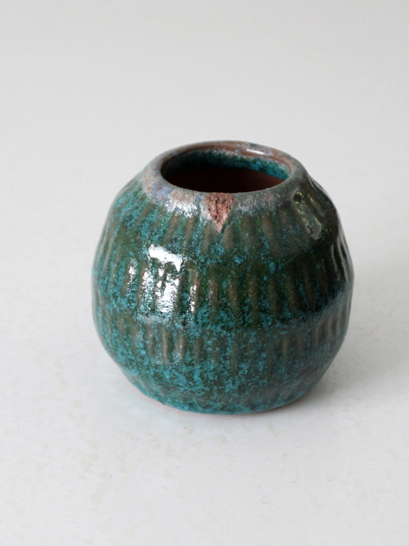 vintage studio pottery vase