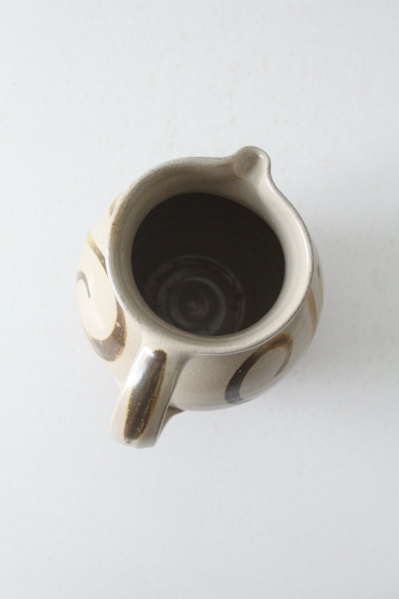 vintage studio pottery pitcher