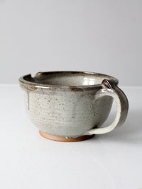 vintage studio pottery batter bowl