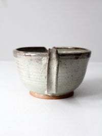 vintage studio pottery batter bowl