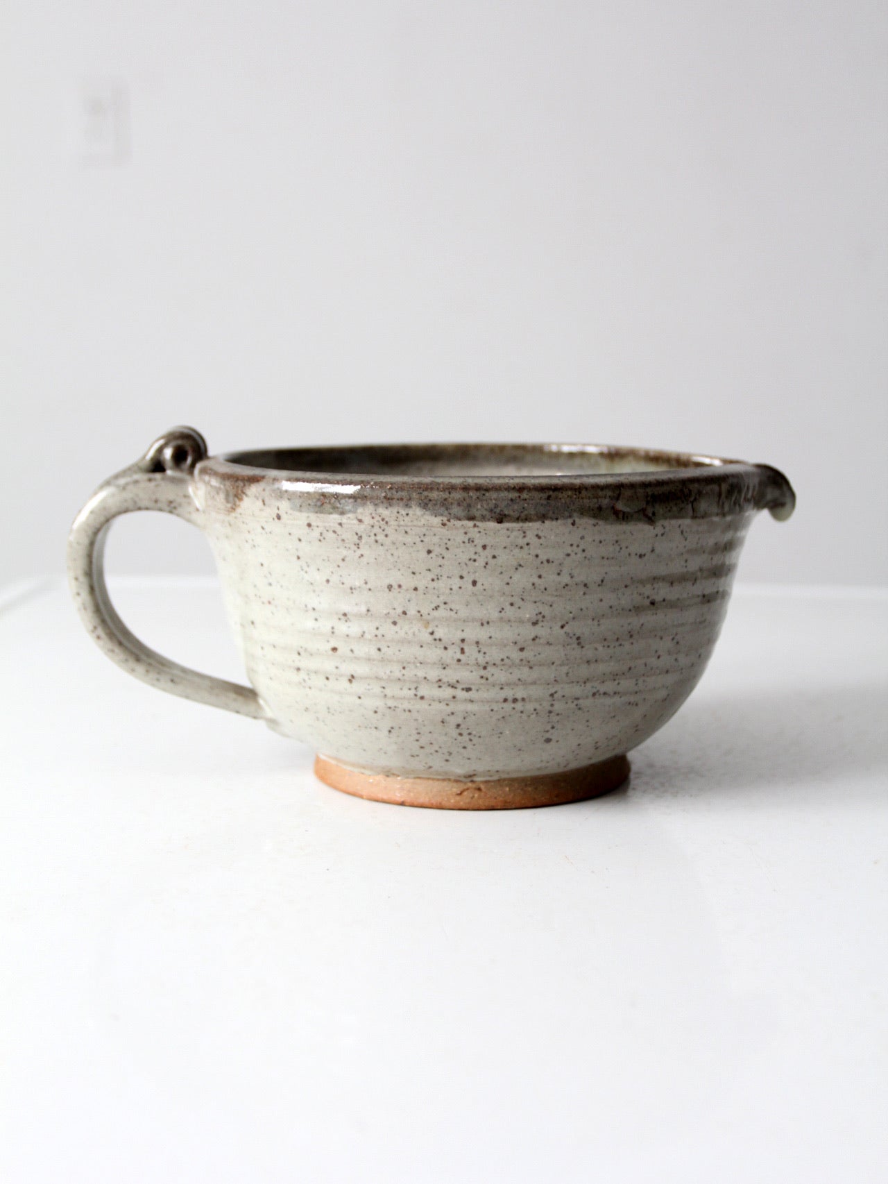 vintage studio pottery batter bowl