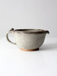vintage studio pottery batter bowl