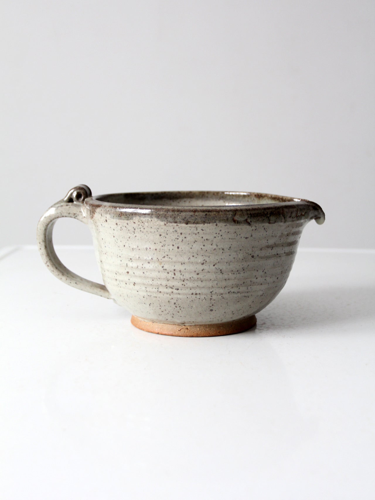 vintage studio pottery batter bowl