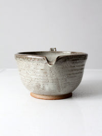 vintage studio pottery batter bowl