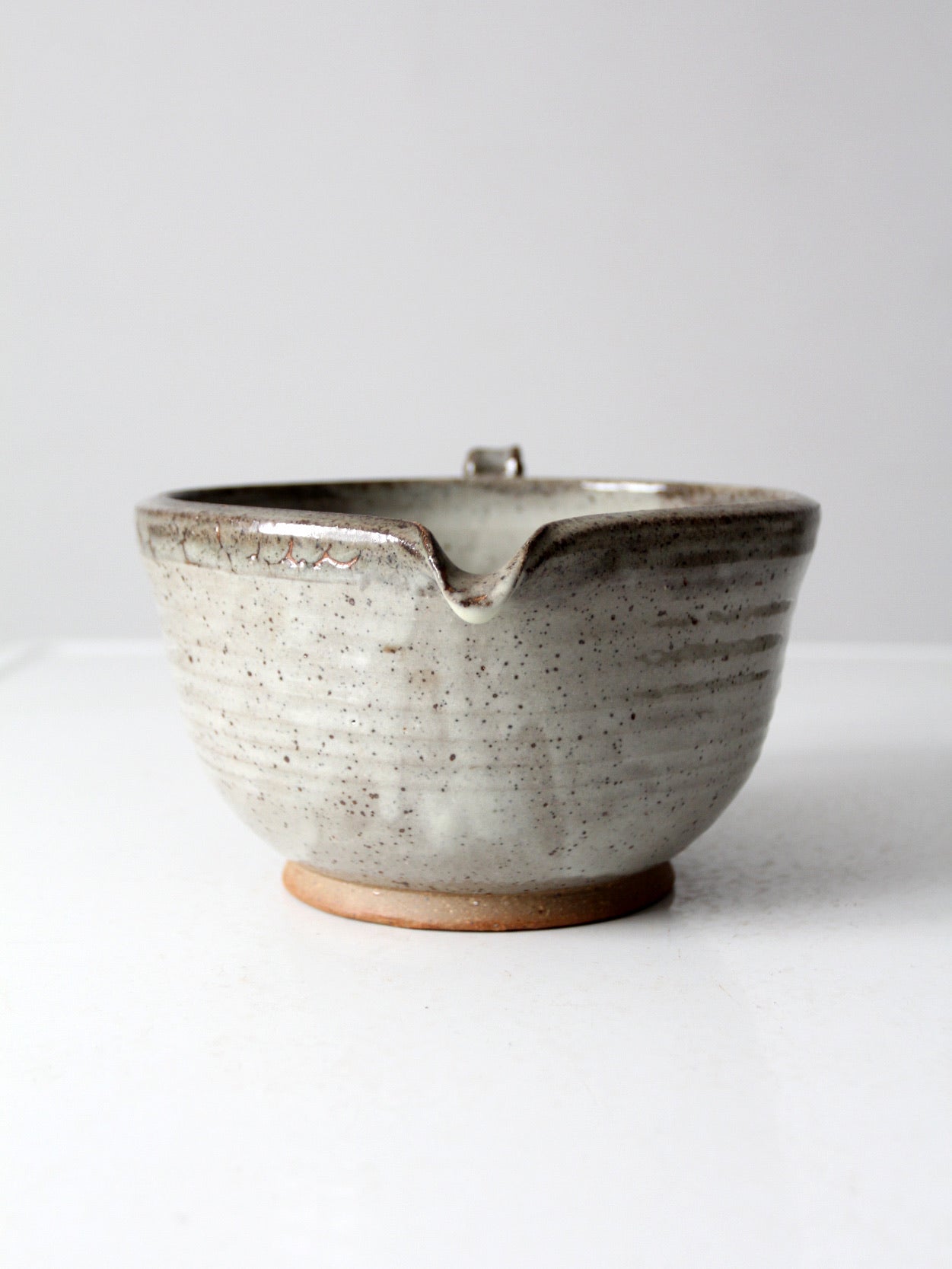 vintage studio pottery batter bowl