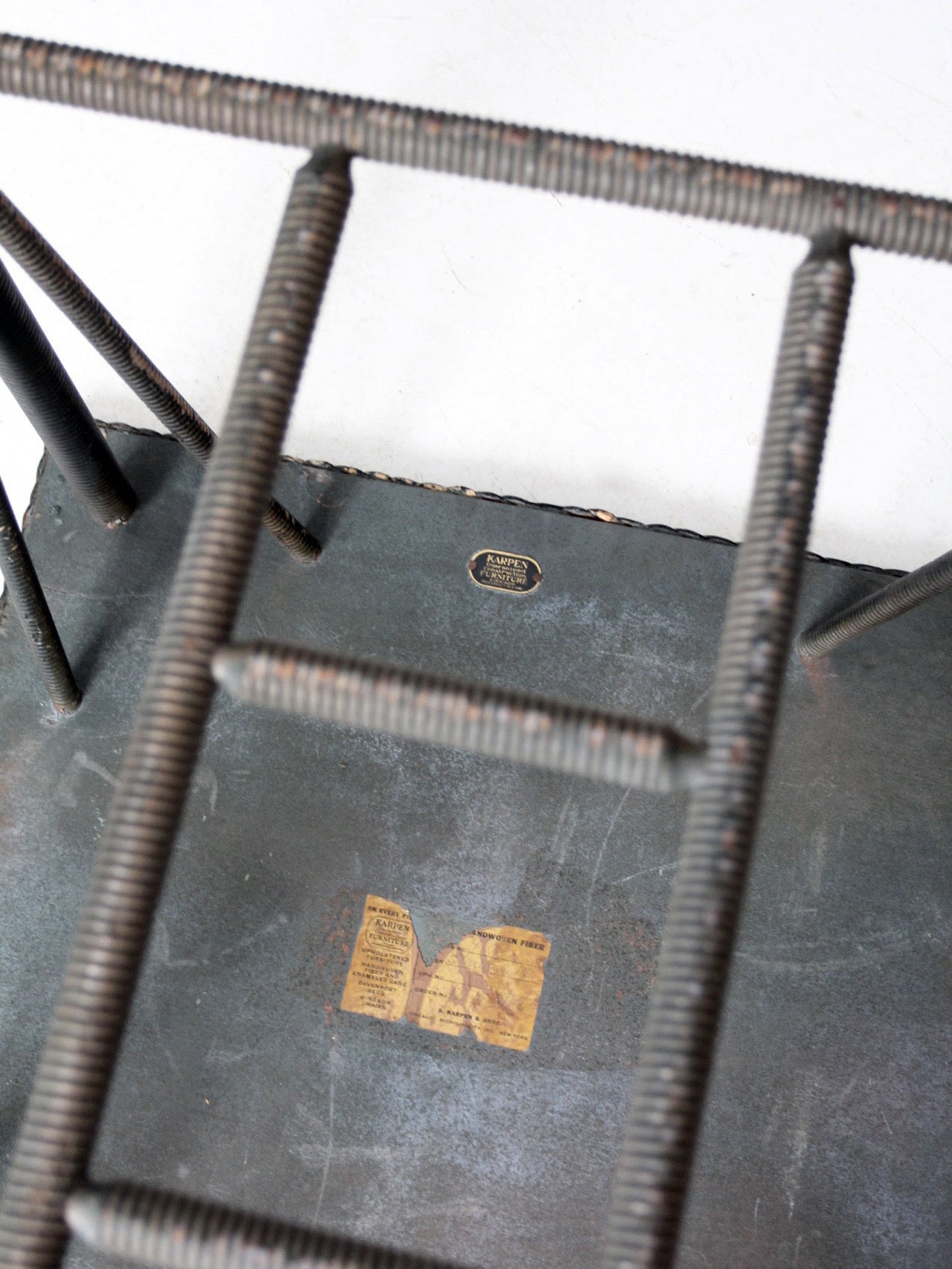 antique Karpen Furniture side table