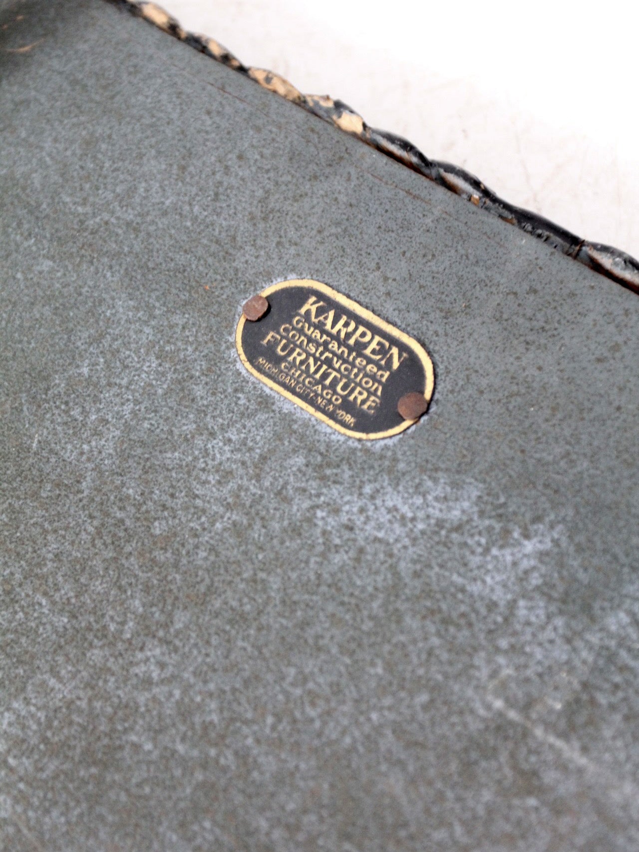 antique Karpen Furniture side table