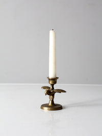 vintage brass eagle candlestick holder