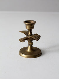 vintage brass eagle candlestick holder