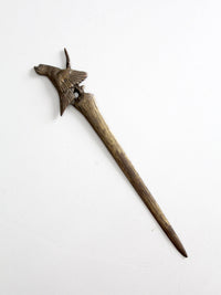 vintage Belgian brass letter opener