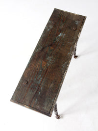 antique bobbin turned table bench