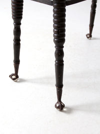 antique bobbin turned table bench