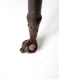 antique bobbin turned table bench