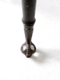 antique bobbin turned table bench