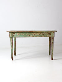 antique American painted primitive table
