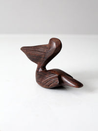 mid-century ironwood pelican