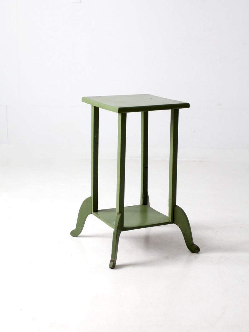 antique plant stand pedestal table