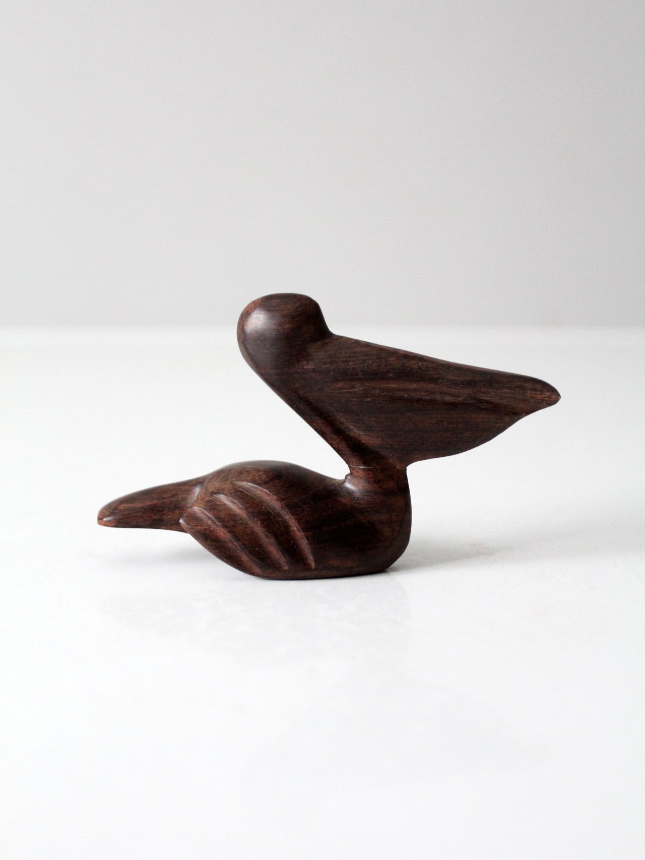 mid-century ironwood pelican