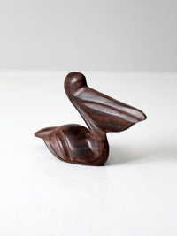 mid-century ironwood pelican