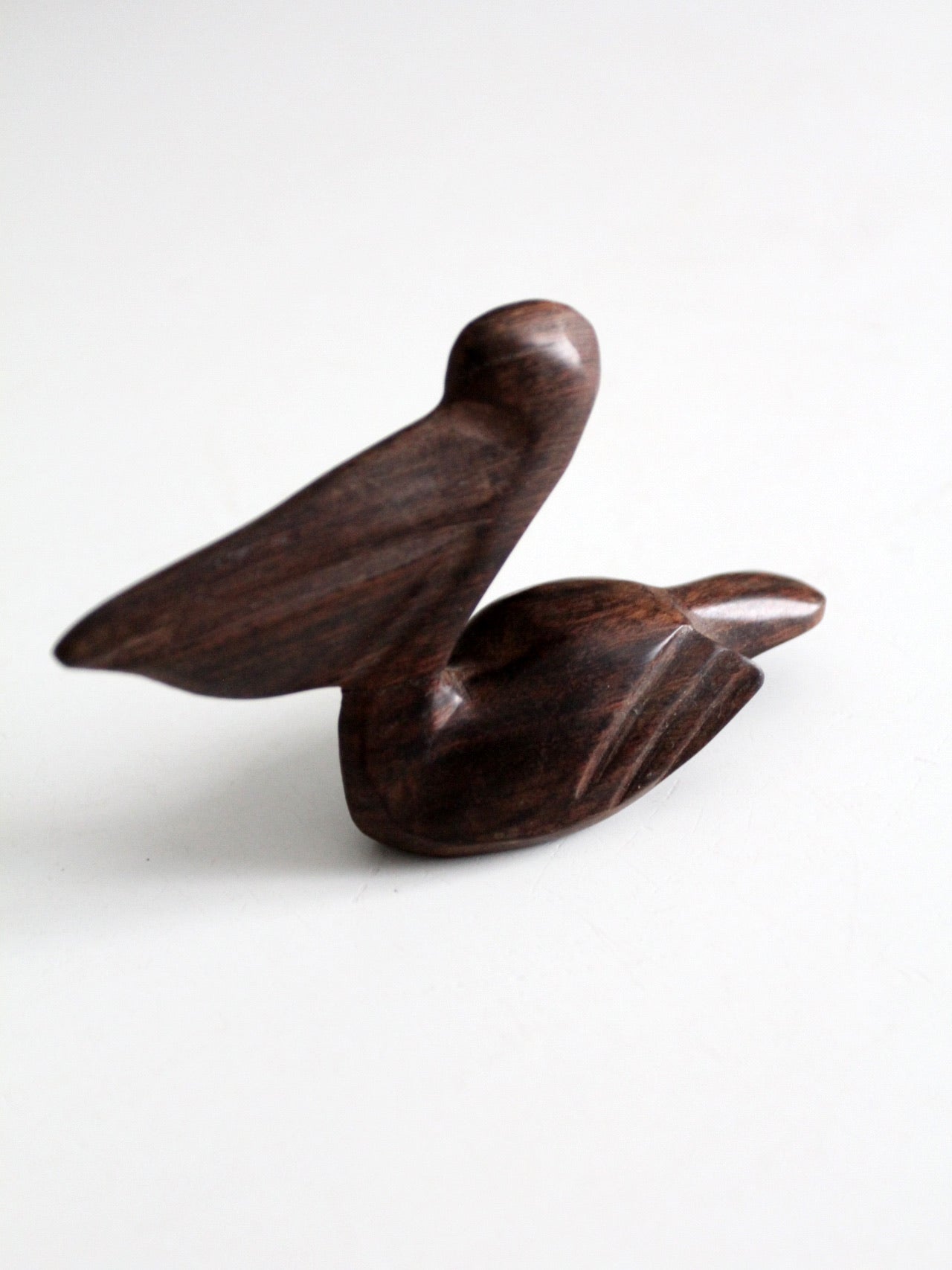 mid-century ironwood pelican