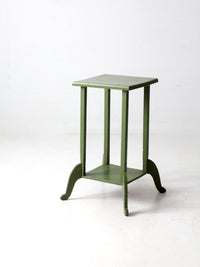 antique plant stand pedestal table