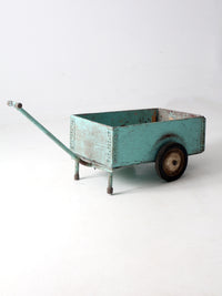 vintage wooden garden cart