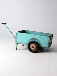 vintage wooden garden cart