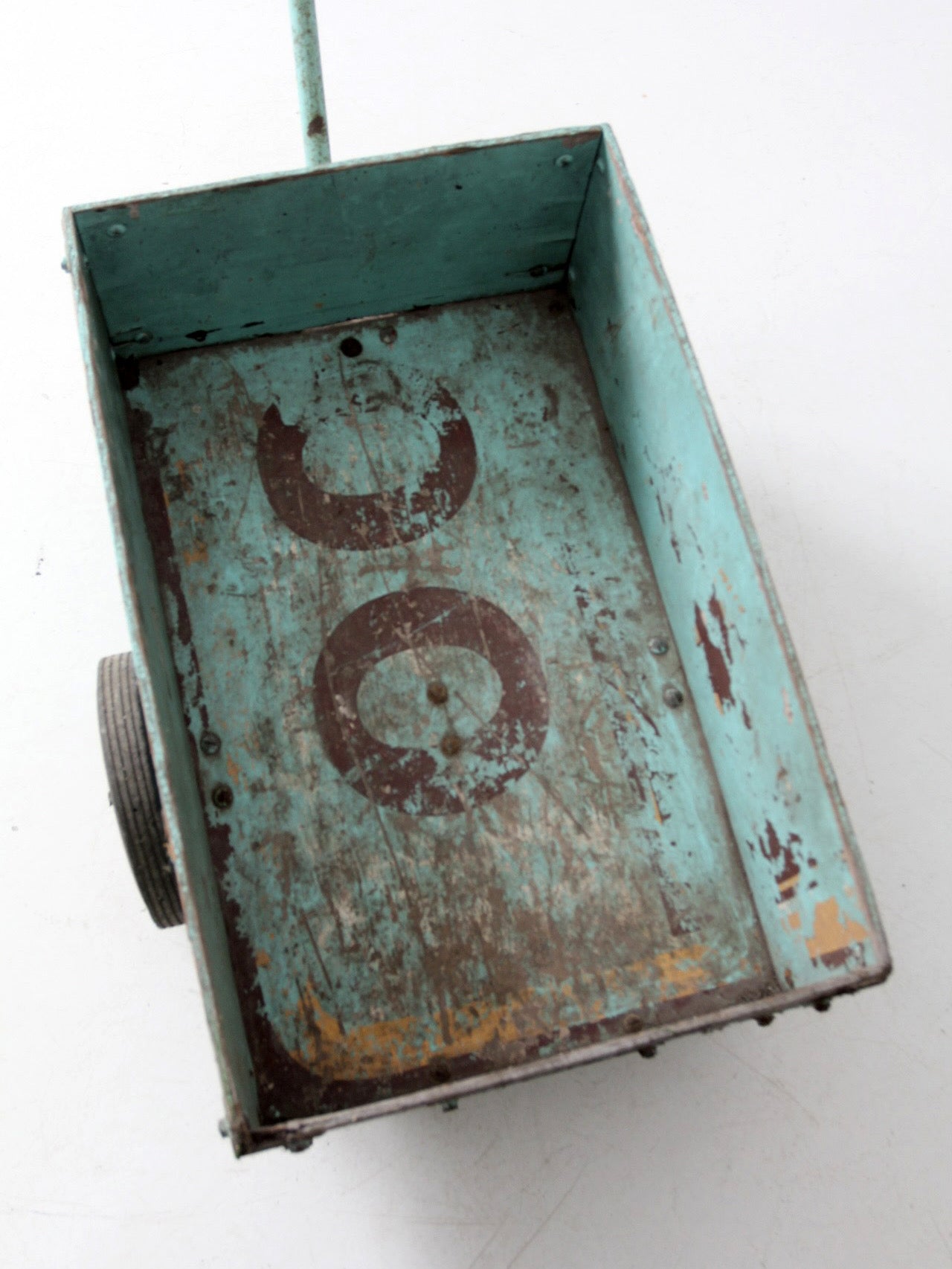 vintage wooden garden cart