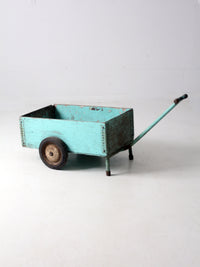 vintage wooden garden cart