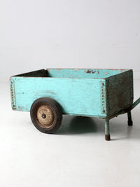 vintage wooden garden cart